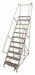 Rolling Ladder 162 in.H x 32 in.W 59deg.