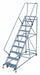 Rolling Ladder 130 in.H 10 Steps 450 lb.