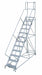 Rolling Ladder 162 in H 12 Steps 450 lb