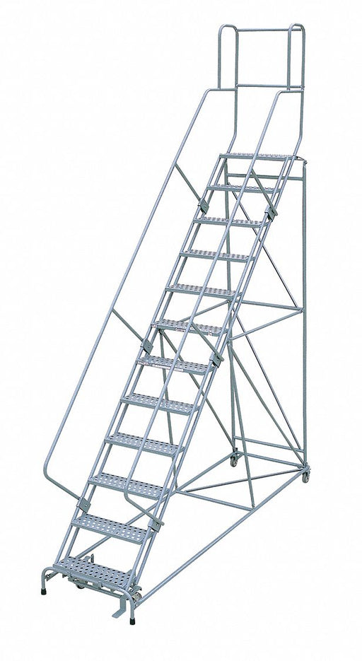 Rolling Ladder 162 in H 12 Steps 450 lb