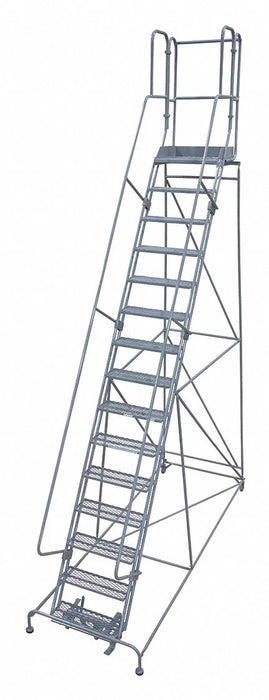 Rolling Ladder 192in.H x 42in.W 15 Steps