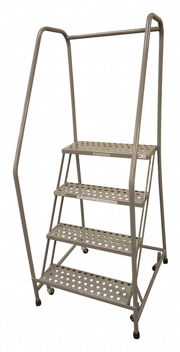 Rolling Ladder 70 in.H x 30 in.W 4 Steps
