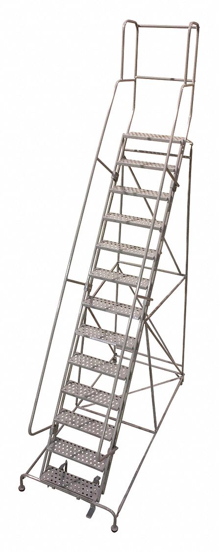 Rolling Ladder 172in.H x 42in.W 13 Steps