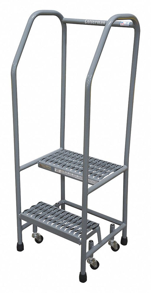 Rolling Ladder 50 in.H x 18 in.W 2 Steps