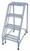 Rolling Ladder 30 in.H x 20 in.W 4 Steps