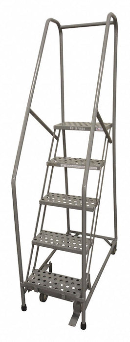 Rolling Ladder 80 in H 5 Steps 450 lb.