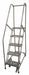 Rolling Ladder 80 in H 5 Steps 450 lb.