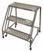 Rolling Ladder 30 in.H x 30 in.W 3 Steps
