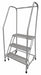 Rolling Ladder 60in.H x 30in.W Serrated