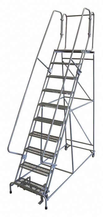 Rolling Ladder 130 in H 59 Deg Rubber