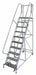 Rolling Ladder 130 in H 59 Deg Rubber