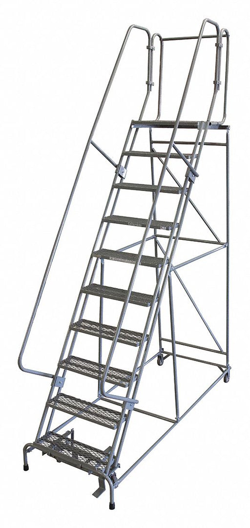 Rolling Ladder 130 in H 59 Deg Rubber