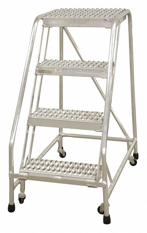 Rolling Ladder 40 in.H 350 lb Ribbed