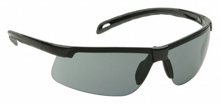 SafetyGlasses Gray H2XAnti-Fog Black