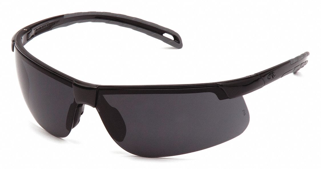 SafetyGlasses Gry ScratchResistant Blk