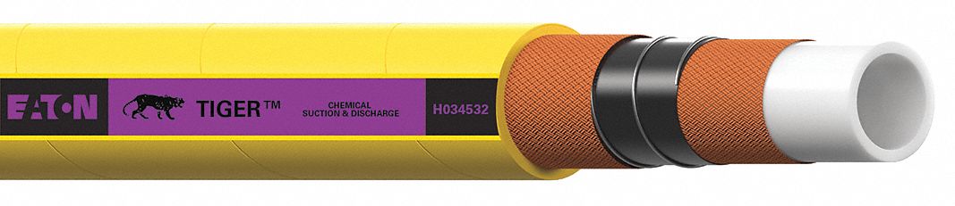 Bulk Chemical Hose 3 ID x 50 ft Yellow
