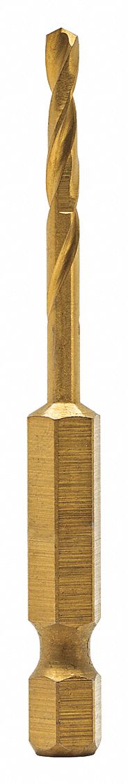 Drill Bit 2-45/64 in L HSS 9/64 inSize