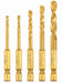 Impact Drill Bit Set HSS Titanium 5 Pc.