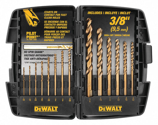 Jobber Length Drill Set 14pc Cobalt