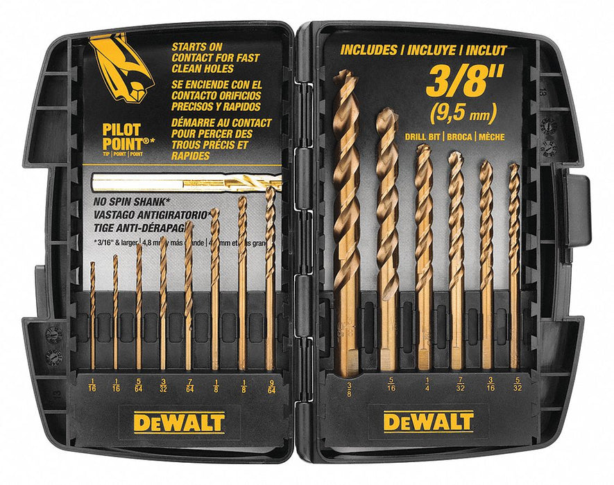 Jobber Length Drill Set 14pc Cobalt
