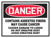 Safety Label 3 1/2 inx5 in Vinyl