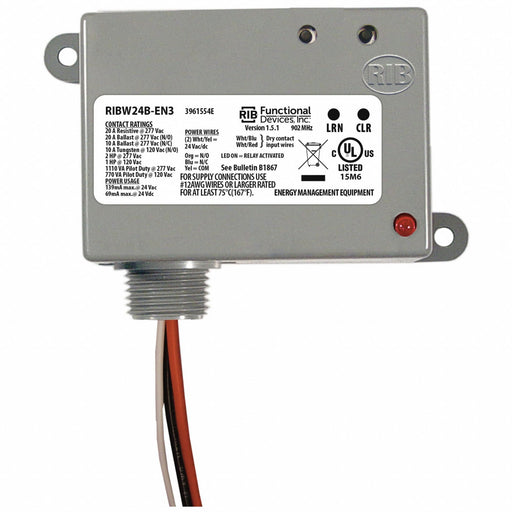 Wireless Relay/Transmitter SPDT 24VAC/DC