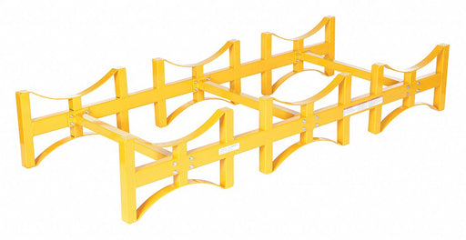 Drum Rack 55 gal Dia 23in Yellow