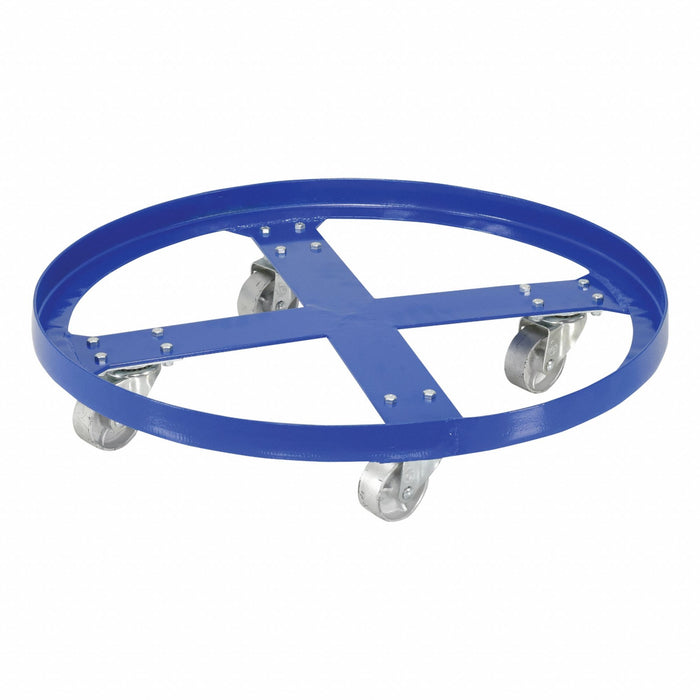 Drum Dolly Blue 31-5/8 in dia 1200 lb.