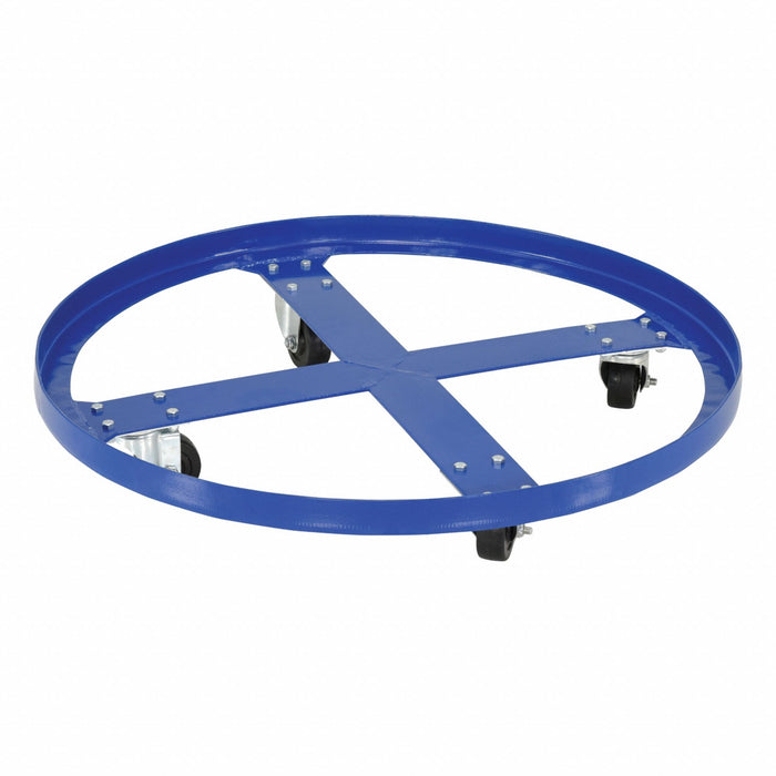 Drum Dolly Blue 31-5/8 in dia 900 lb.