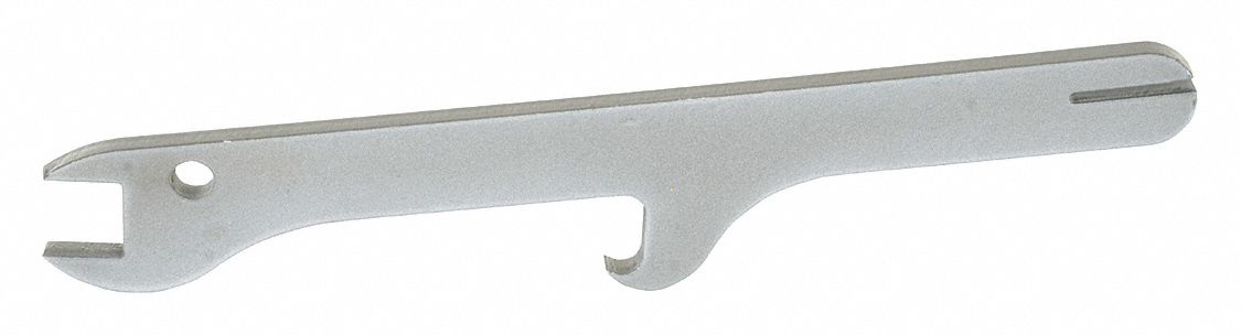 Drum Wrench Steel Silver 14-3/16 in L