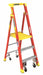 Podium Stepladder 3 ft Fiberglass 300 lb