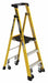 Podium Stepladder 3 ft Fiberglass 375 lb
