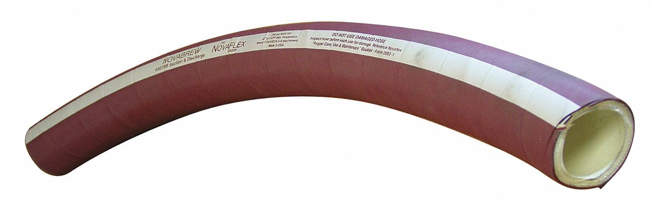 Beverage Hose 2 ID x 50 ft L Red
