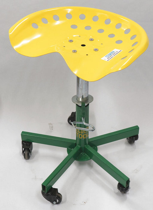 WELDERS STOOL ON ROLLER WHEELS