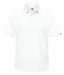 J2888 Short Sleeve Polo Sz XL White Polyester