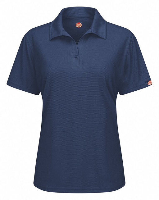 J2890 Short Sleeve Polo Wmn M Navy Polyester
