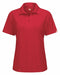 J2890 Short Sleeve Polo Womens L Red Polyester