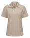 J2890 Short Sleeve Polo Womens S Tan Polyester