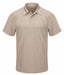 Short Sleeve Polo 6XL Tan Button 5 oz.