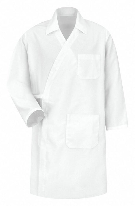 Butcher Coat Mens XS White Polyester
