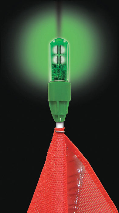 Flashing LED Light Green