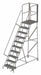Rolling Ladder Steel 10Steps Cap. 450lb.