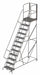 Rolling Ladder 12 Steps LoadCap. 450 lb.
