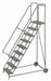 Wheelbarrow Ladder Alum. 9 Steps 350lb.