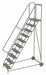 Wheelbarrow Ladder Alum. 10Steps 350lb.