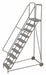 Wheelbarrow Ladder Alum. 10 Steps 350lb.