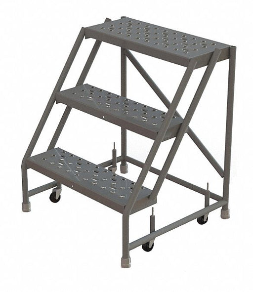 Rolling Ladder Steel 3 Steps 450 lb.