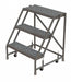 Rolling Ladder Steel 3 Steps 450 lb.