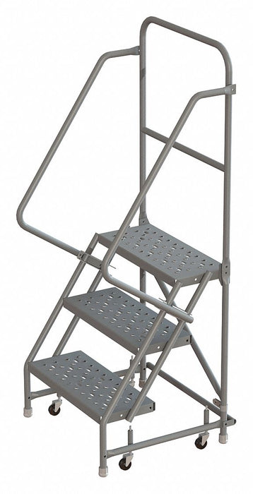 Rolling Ladder Steel 3 Steps 450lb.