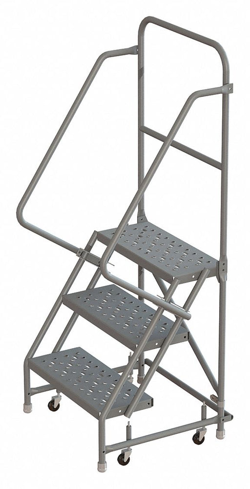 Rolling Ladder Steel 3 Steps 450lb.